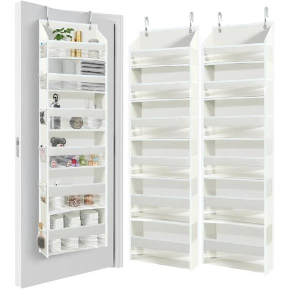 Over The Door Organizer 6 Tier Hanging Shoe Storage Multi Pocket Heavy Duty